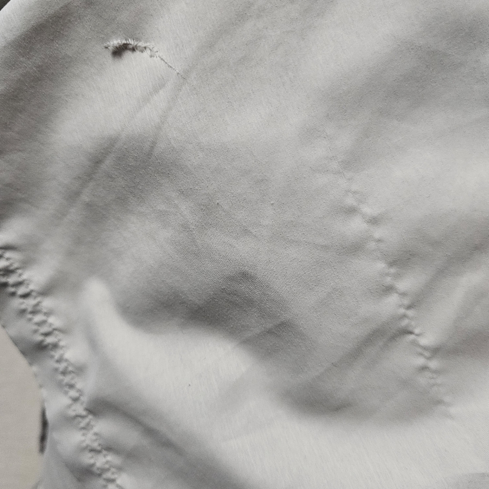 The North Face Beige Cotton Utility Hiking Fishing Short-Sleeve Button Down - Picture 4 of 4